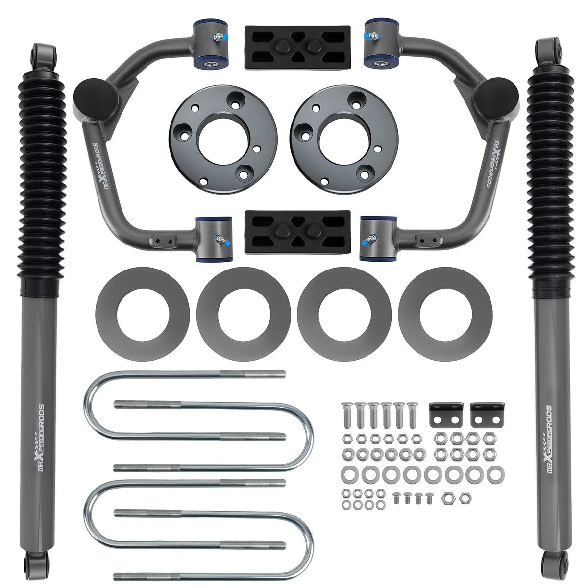 3 Inch Leveling Lift Kit with Shocks & Control Arms for Ford F-150 4WD (2021–2025)