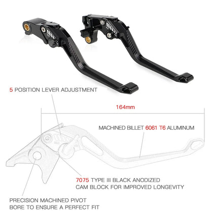Brake Clutch Levers for Honda CBR500R/CB500F/X (2013–2020), CBR250R (2011–2013)
