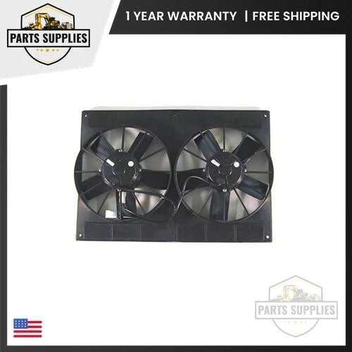 11" Dual Condenser Fan Assembly for Spal (High Performance)