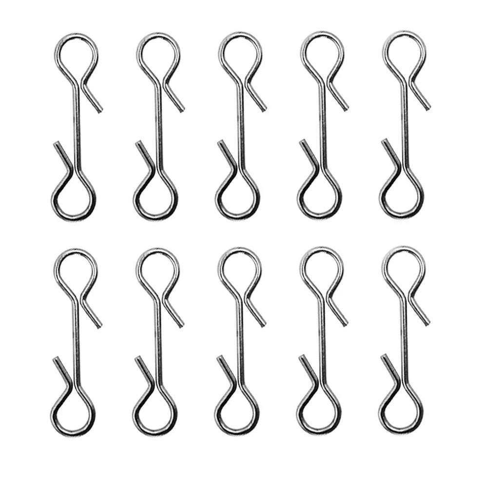 Set of 30 Quick Change Connector Clips for Sea Fishing Rigs