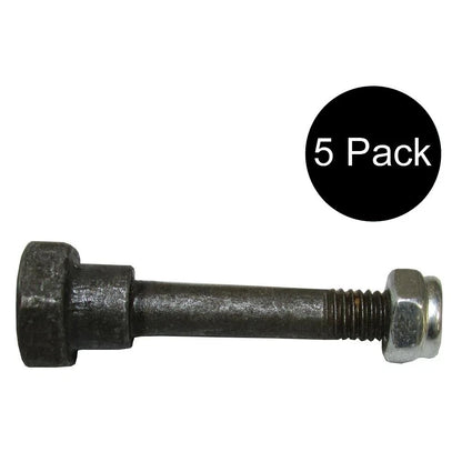 5X Shear Pin with Nut for Husqvarna (Fits 506690001) 2" x 1/4"