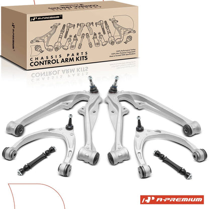 Set of 6 Front Control Arm Ball Joint Sway Bar Link for Chevy Silverado 1500 (520-805, 520-806, CMS501184, CMS501185, CMS501234, CMS501233, K700432)