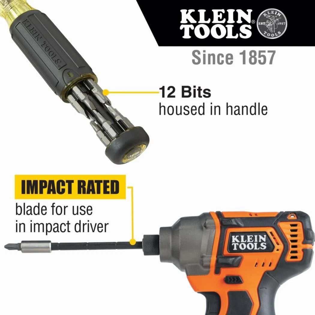 14-in-1 Multi-Bit Screwdriver/Nut Driver for Klein Tools (No Part Numbers)