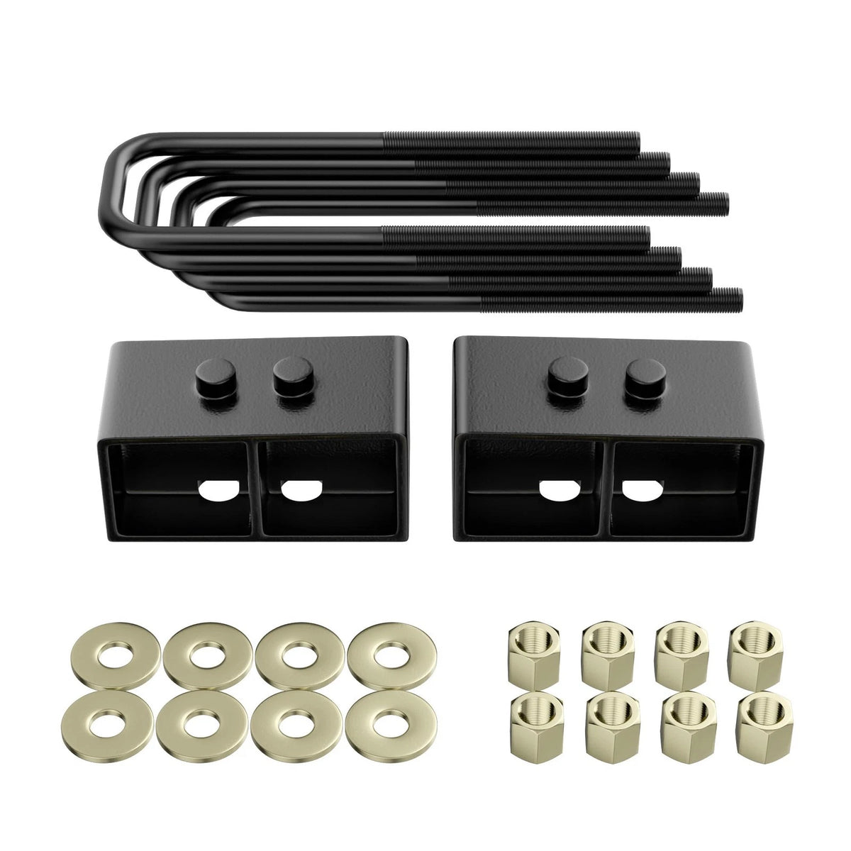 3" Lift Block Kit for Ford F150 (2004–2020) Includes U-Bolts & Spacers