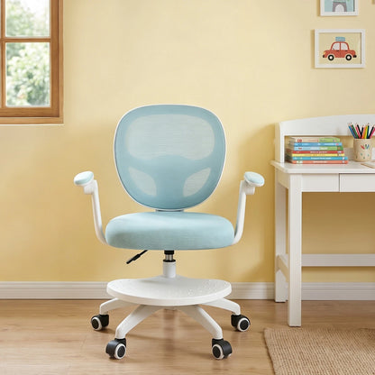 Kids Desk Chair for Ergonomic Study (Adjustable Height, Flipped Armrests)