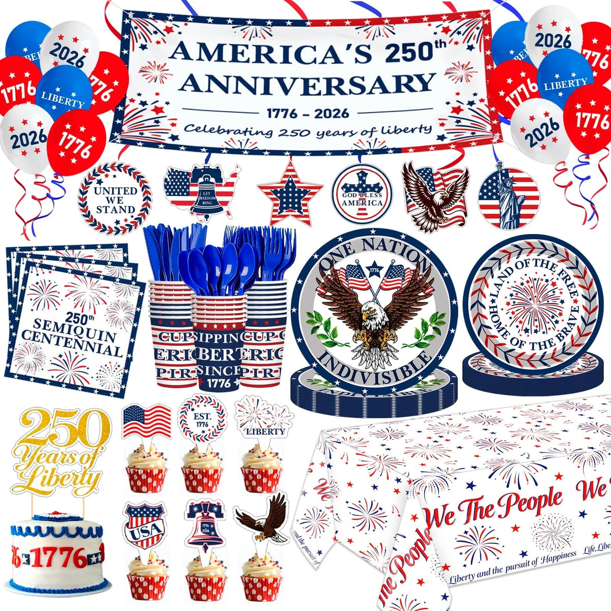 4th of July Party Supplies for USA (2023)