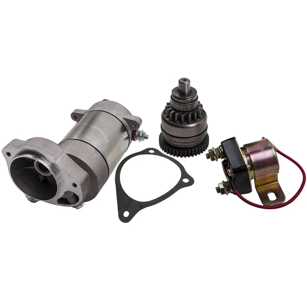 Starter Drive & Solenoid Relay for Polaris Scrambler 400 4x4 (1995–2002) 3084403