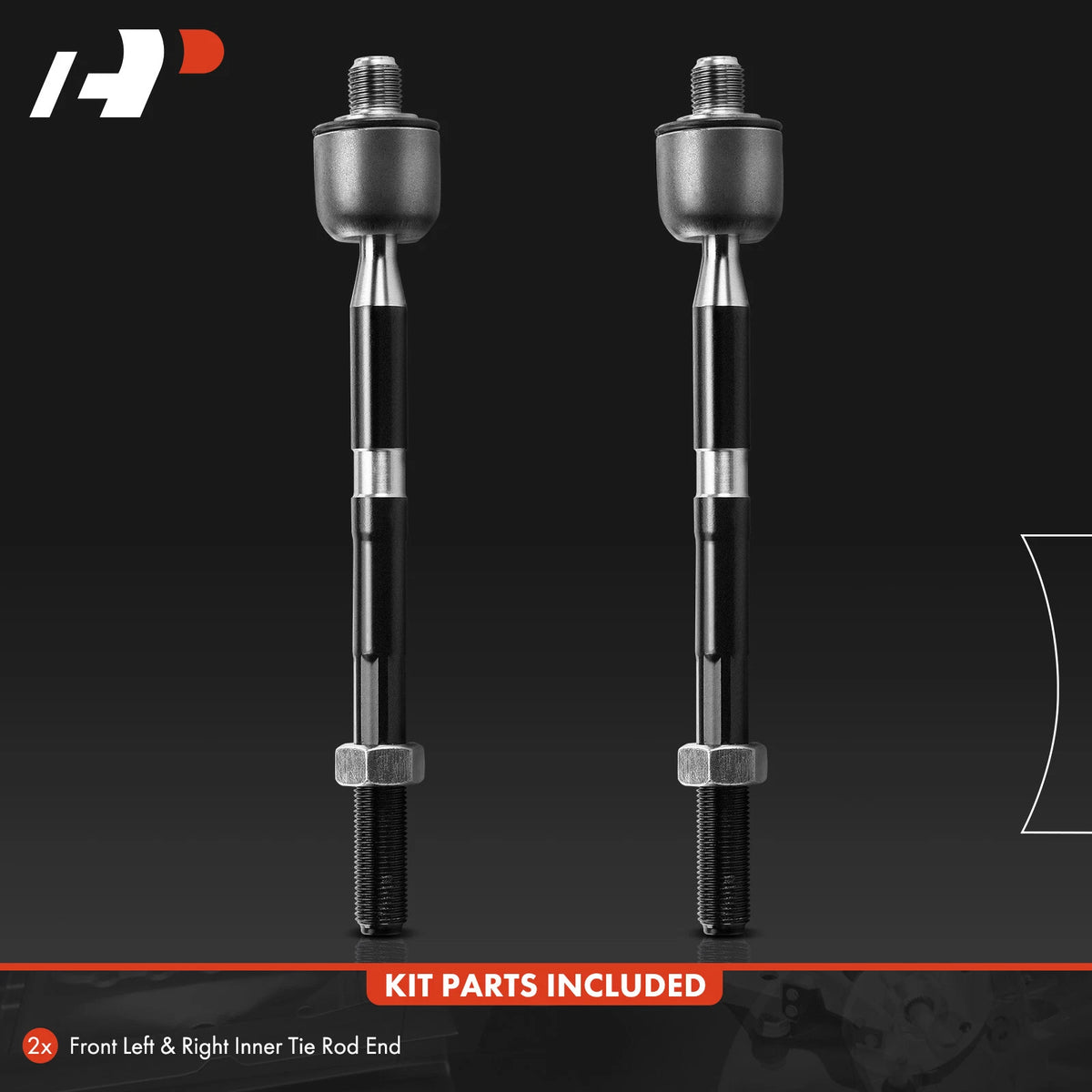 2X Front Inner Tie Rod End for Kia Forte (2014–2018) 56540A7000, EV801061