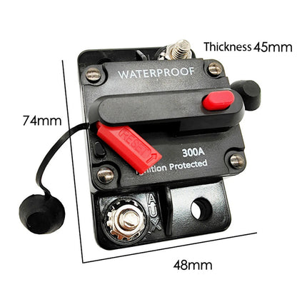 2X 40-300AMP 12V-48V DC Circuit Breaker Fuse for Car Boat Auto Waterproof