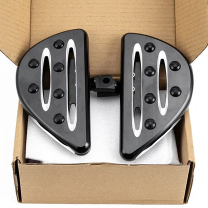 CNC Rear Passenger Floorboards Foot Pegs for Harley Road Street Glide (1993–2023)