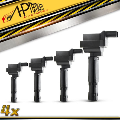 Set of 4 Ignition Coils for Mercedes-Benz C230 (2003–2005)