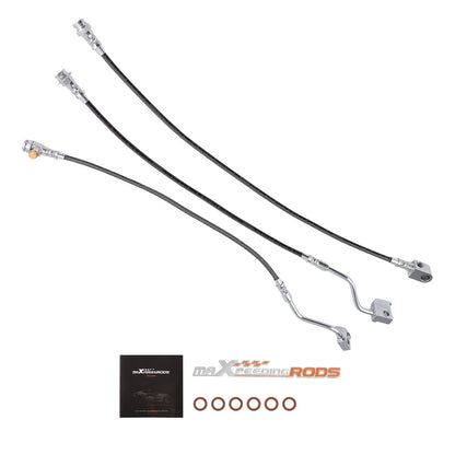 Extended Brake Lines for Ford F150 Bronco (1980–1996) 4"-6" Lift Stainless Steel
