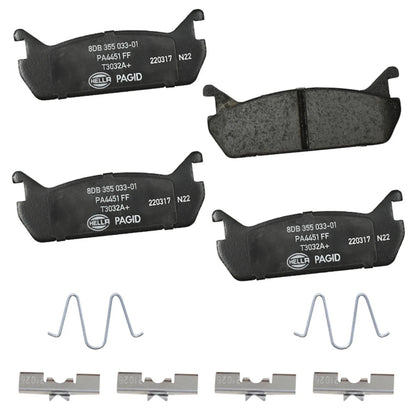 Set of 4 Brake Pad Sets for Mazda Miata (1990–1993) SET-H57355046351