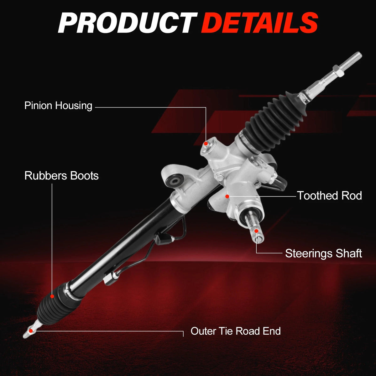 Power Steering Rack and Pinion for Honda Civic (2006–2011) 26-2718, 53010SNEA01
