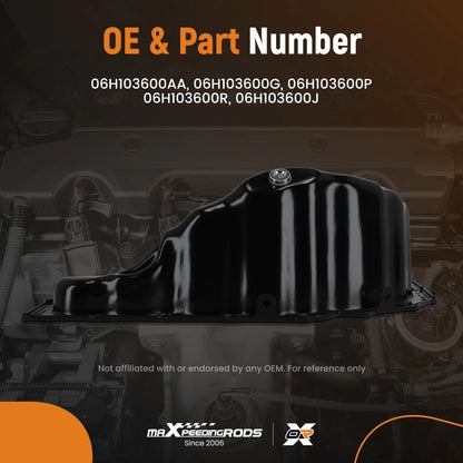 Oil Sump Pan for Audi A4 Quattro 2.0L Gas Turbo (2009–2019)