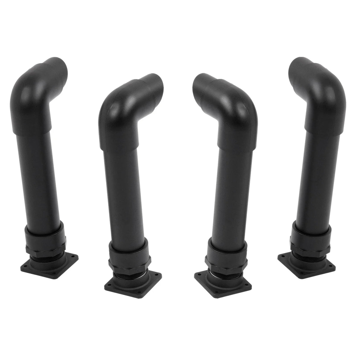 Set of 4 Black Snorkel Kits for Polaris Sportsman 400 500 600 700 800 (1994–2014)
