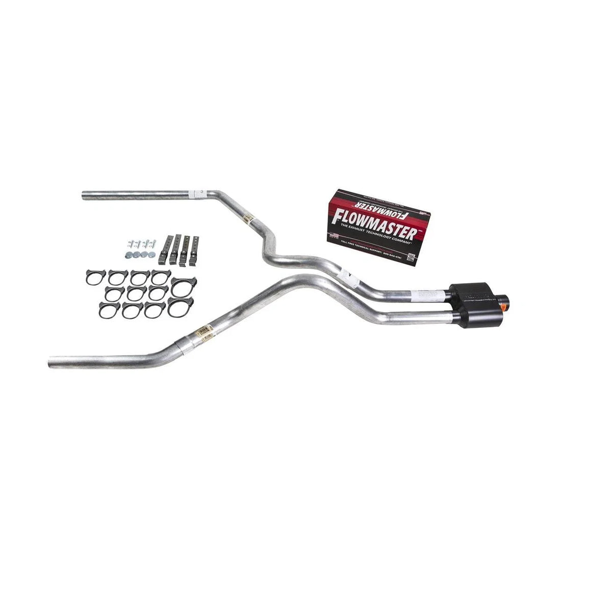 Dual Exhaust Pipe for Silverado 1999–2006 (2.5" Flowmaster Super 10)