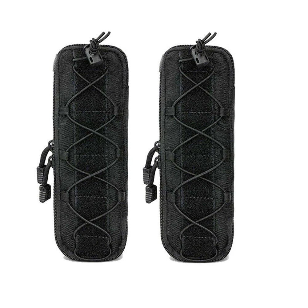 2X Tactical Pouch for Military Knife Sheath EDC Tool Flashlight Holder