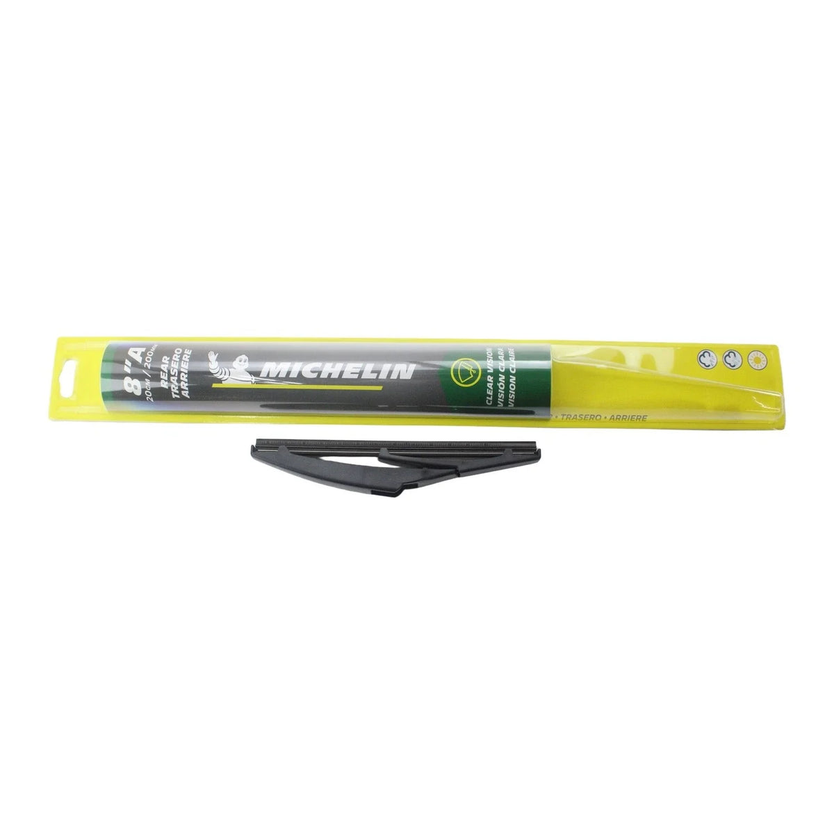 Set of 5 Michelin Rear Wiper Blades for Curved-Fit Vehicles (8")