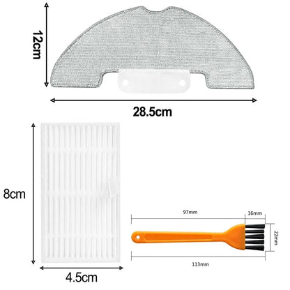 Side Brush Filter Set for Robot Vacuum (High Efficiency)
