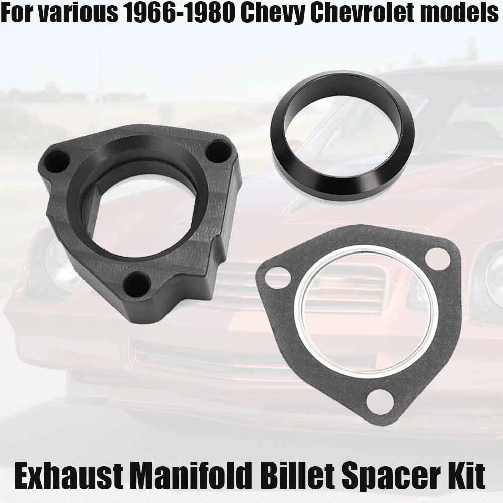 Exhaust Manifold Heat Riser Spacer Kit for Chevy Chevelle Nova (1966–1980)