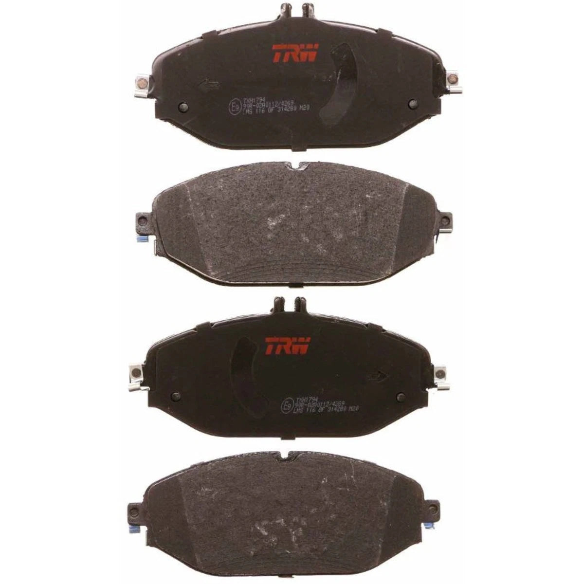 2X TRW Brake Pad Set Front for Mercedes-Benz C300 (2015–2021) TXH1794, 0084203820