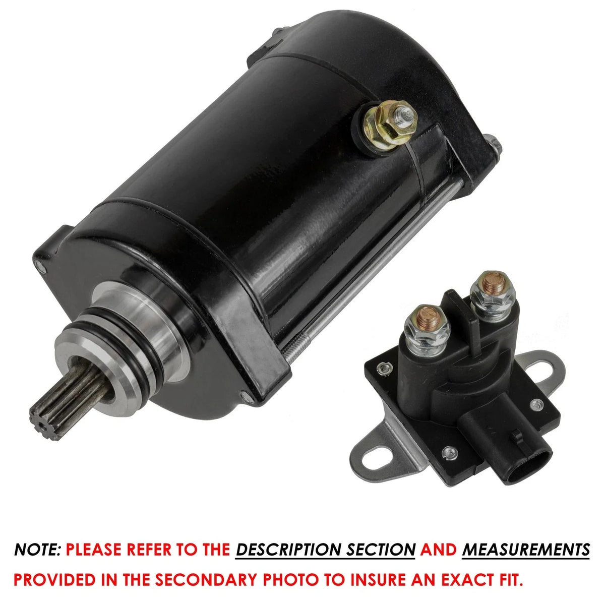 Starter & Relay Solenoid for Seadoo Rx Di X 951 (2000–2003)