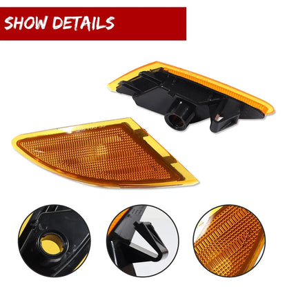 Set of 2 Amber Side Marker Lights for Mercedes W251 R63 AMG R320 R350 R500