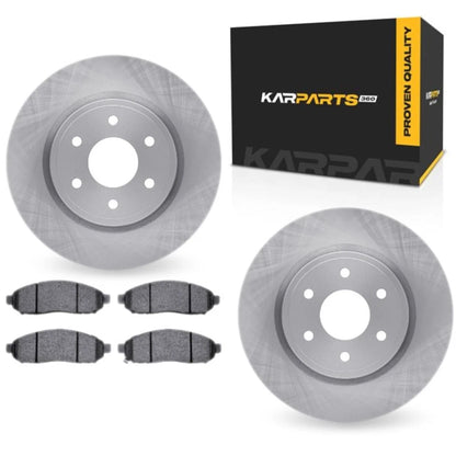 Brake Rotor Set Front for Nissan Xterra (2005–2015) ALX-PAU-DF-6512-67477-CLA4