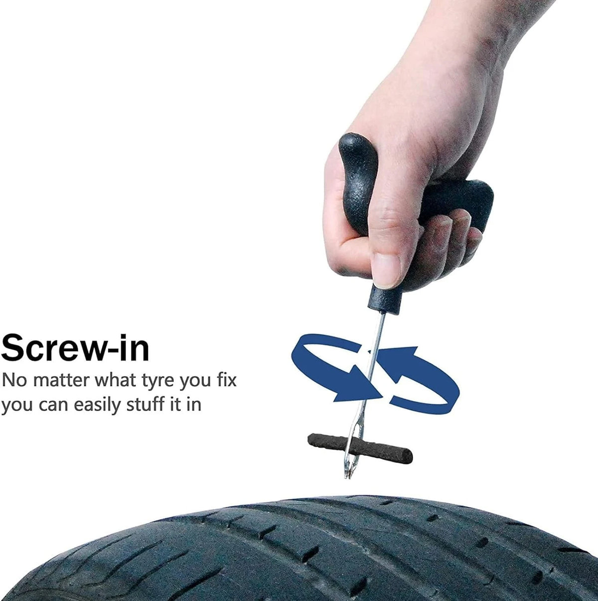 90 Pack Tire Repair Strings for Automotive (φ6 mm)
