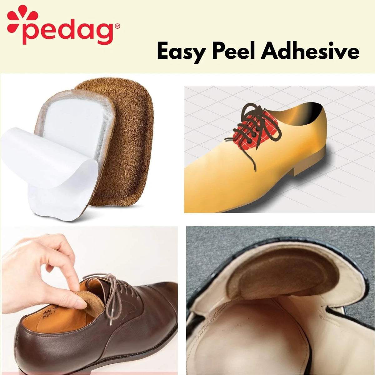 Shoe Tongue Pads for Pedag Supra (Soft Large/X-Large, Brown)