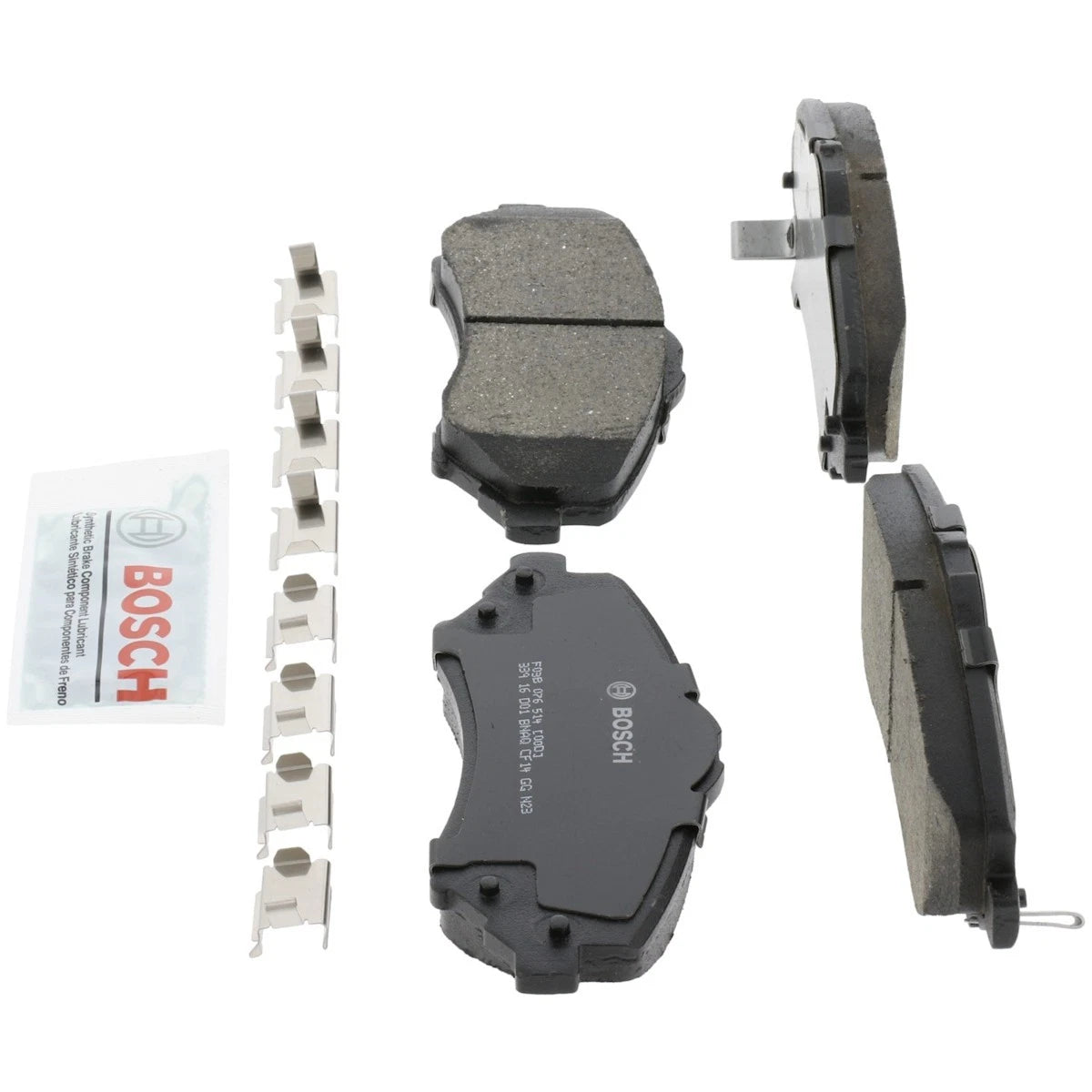 2X Brake Pad Set BC1273 for Jeep Liberty Wrangler Nitro (2007–2011)