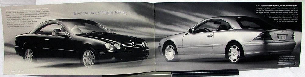 Mercedes-Benz CL-Class Sales Brochure (2001)