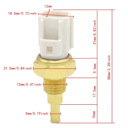 Water Temperature Sensor for Yamaha XJ6S YZF R125 R6 XJ6N XJ6F (2006–2019)