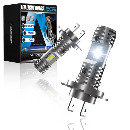 H7 LED Headlight Bulbs Kit for 6500K Super Bright