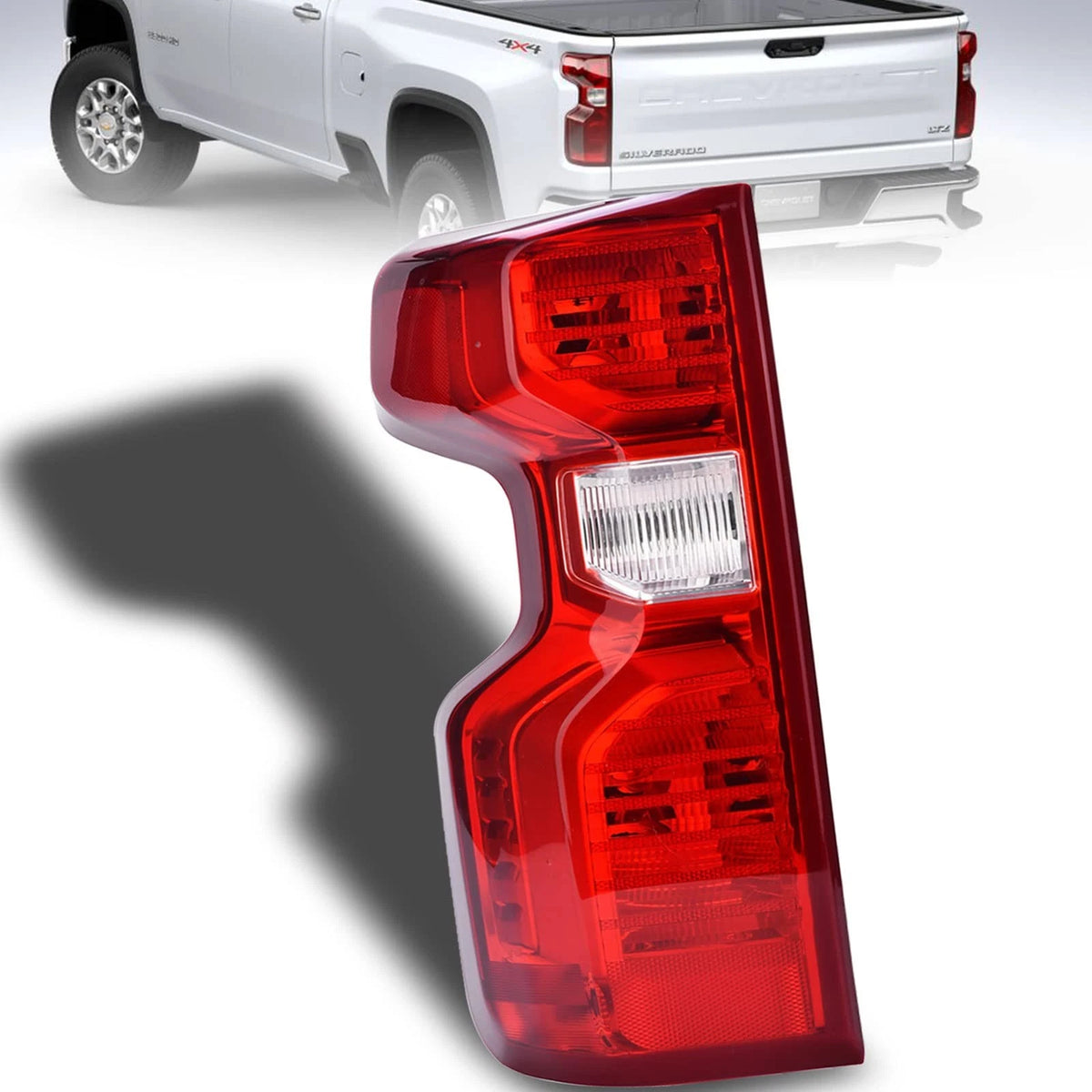 Halogen Tail Light for Chevy Silverado 1500 2500HD 3500HD (2019–2024)