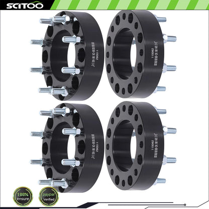 4X 8x180 Wheel Spacers 2'' for Chevy Silverado GMC Sierra 2500 3500 HD (2011–2023)