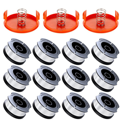 12Pcs 0.065" Replacement Spool for Weed Eater String Trimmer (Auto Feed)