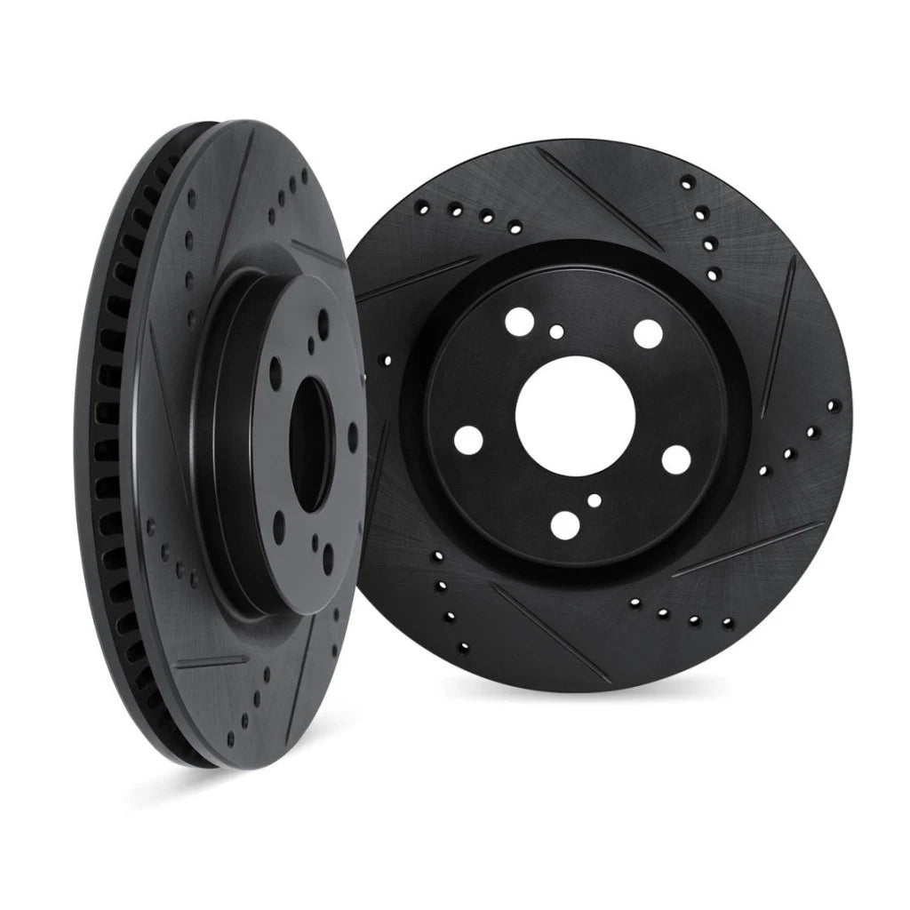 Rotor Set for Acura MDX (2022–2026) | Drilled and Slotted | ALX-PAU-DF-8002-58037-CLA1