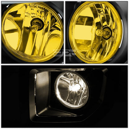 Fog Lights Pair for GMC Sierra 2500/3500 (2015–2016) Yellow Lens OE