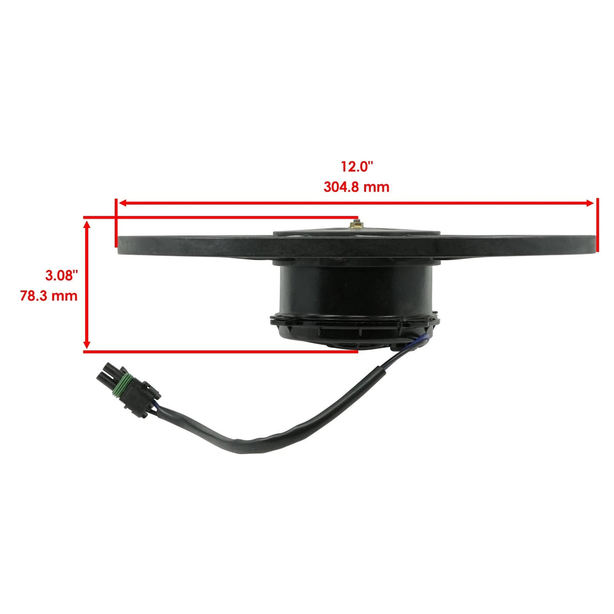 Radiator Cooling Fan Motor for Polaris (RF135 - LAR, 2412447, 2413207)