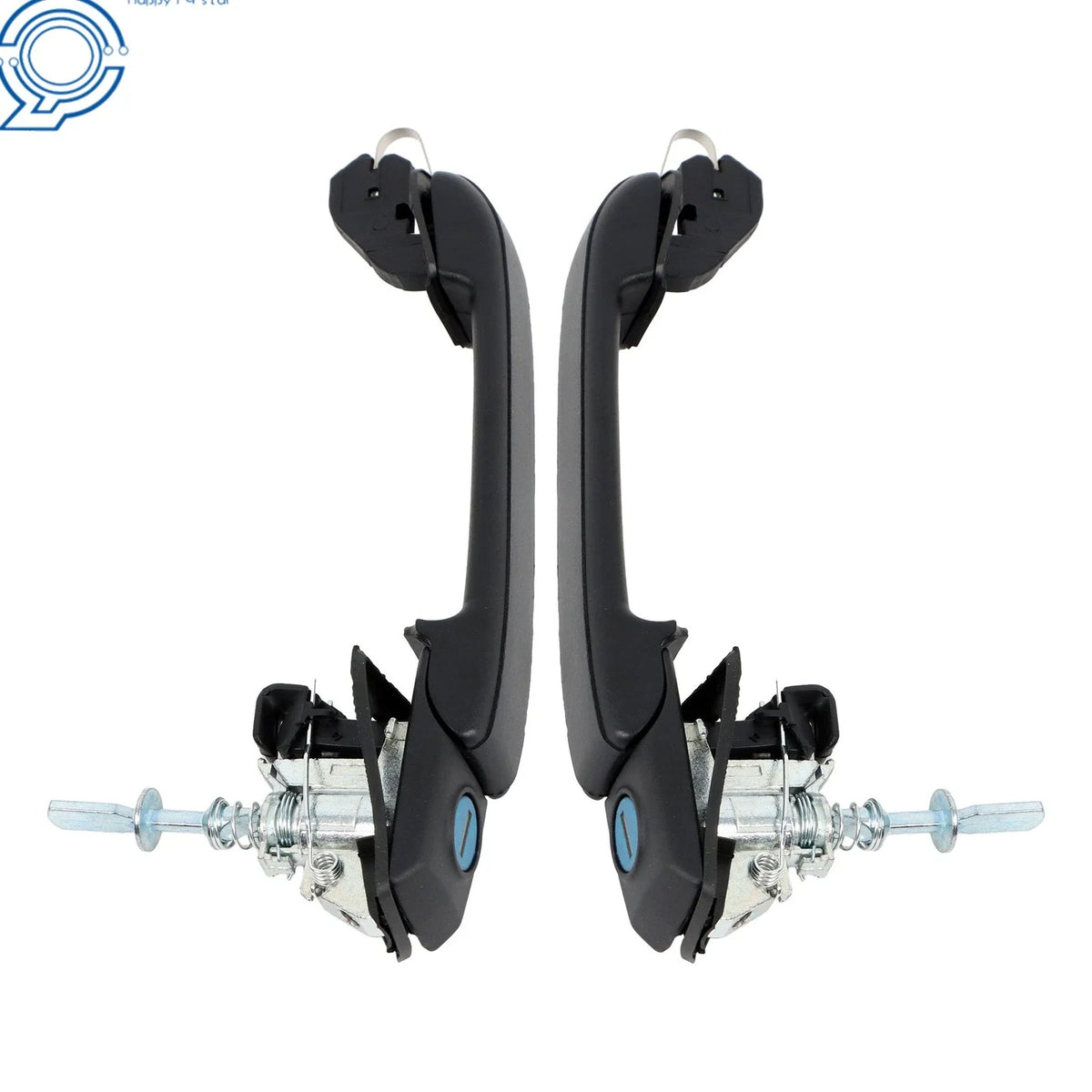 Set of 2 Outside Door Handles for VW Jetta Golf (1993–1999) W/ Keys