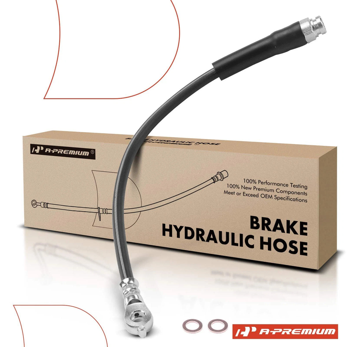 Rear Brake Hydraulic Hose for Mazda CX-5 (2017–2020) KA0G43810B, 2207730