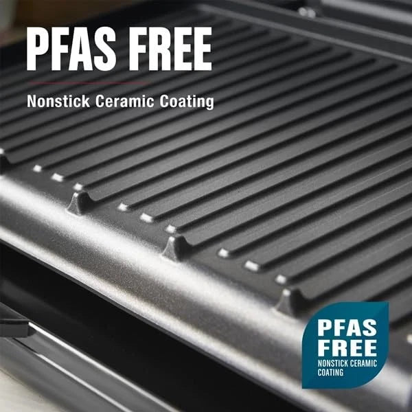 Family-Size Grill & Panini Press for George Foreman (Nonstick, 5-Serving)