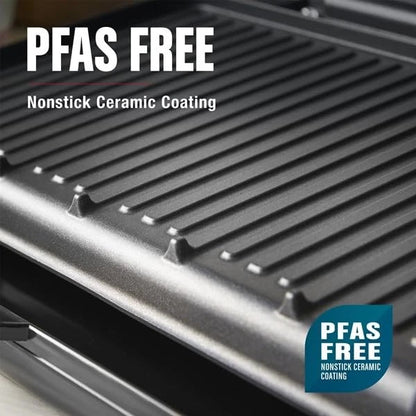 Family-Size Grill & Panini Press for George Foreman (Nonstick, 5-Serving)