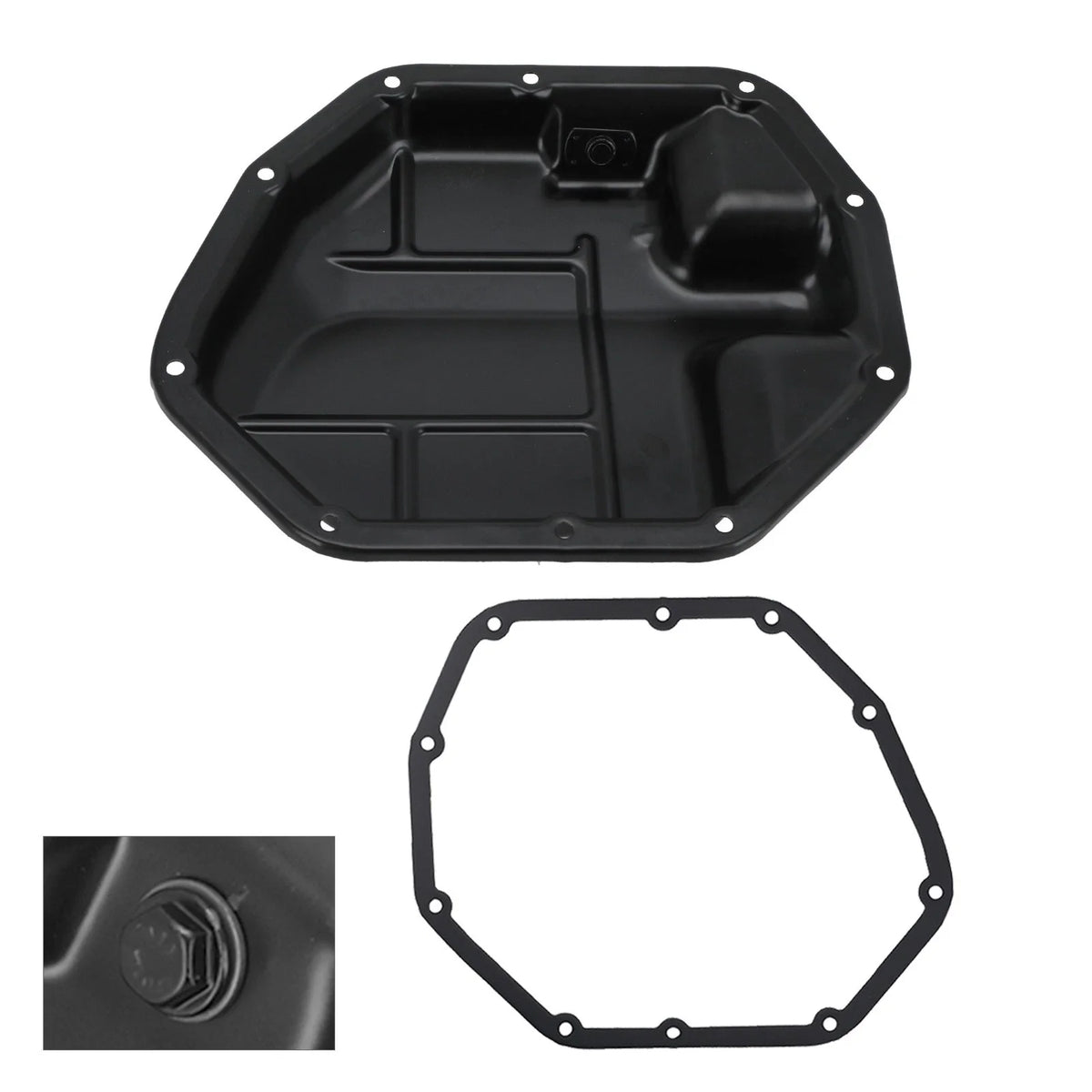 Engine Oil Pan Assembly for Nissan Cube, Sentra (2007–2014) 11110-EN210, Gasket
