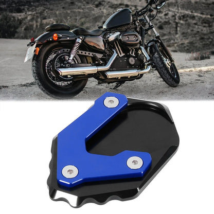 Kickstand Side Stand Enlarger Plate Pad Blue for BMW R1200GS LC