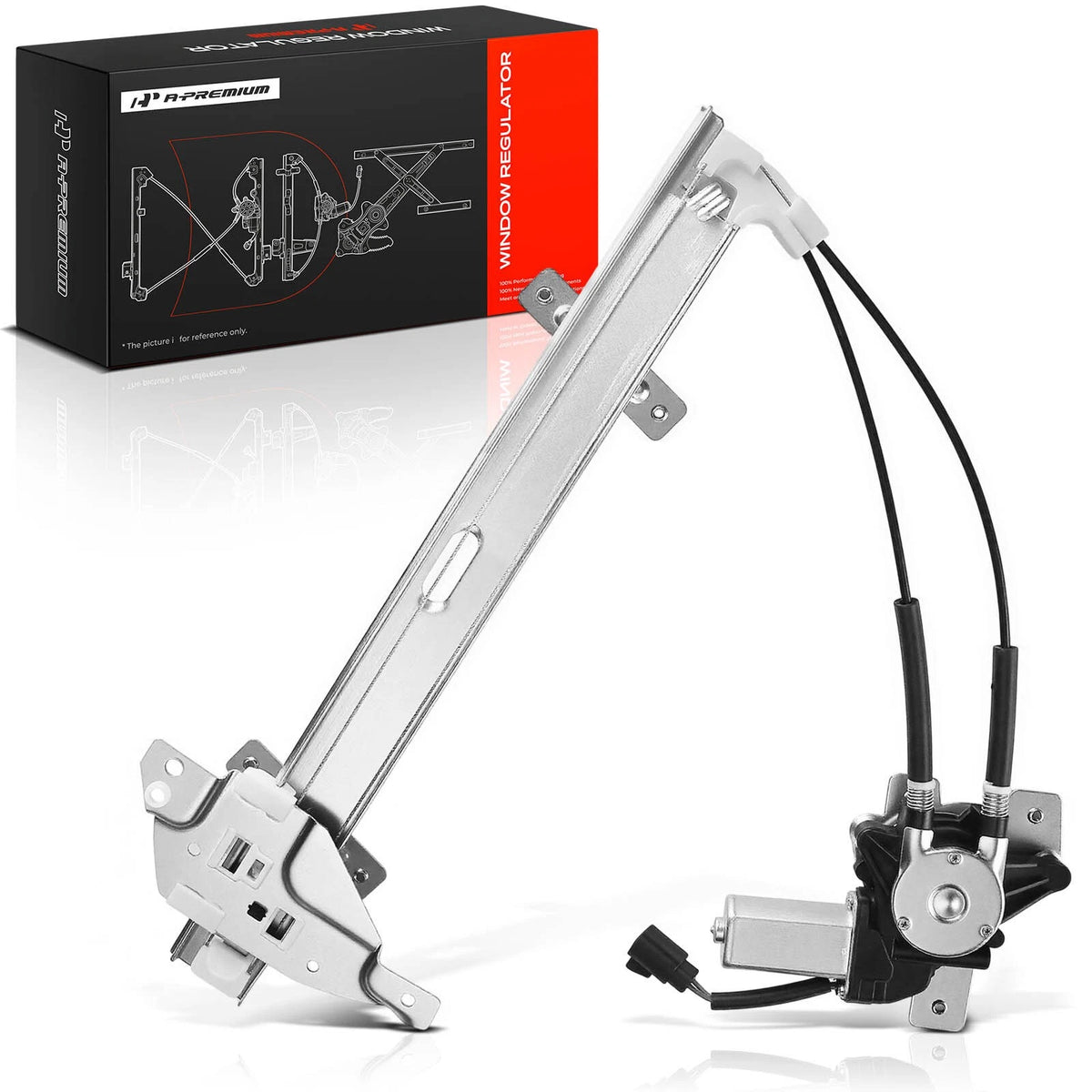 Front Right Power Window Regulator with Motor for Pontiac Grand Prix (2004–2008) - 10315137, 10442822, 741-646, 741646