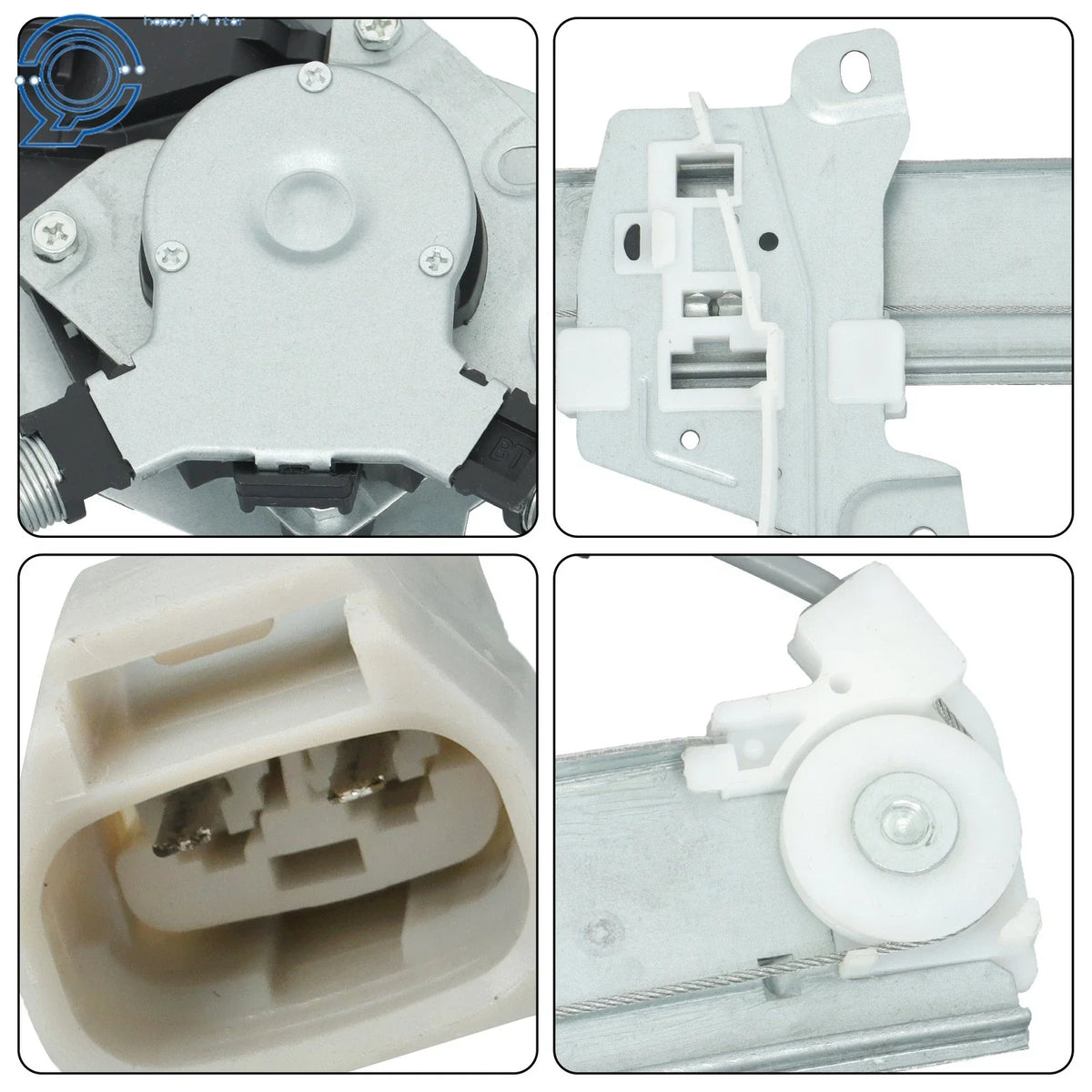 Rear Driver Side Window Regulator with Motor for Mitsubishi Galant (2004–2012)