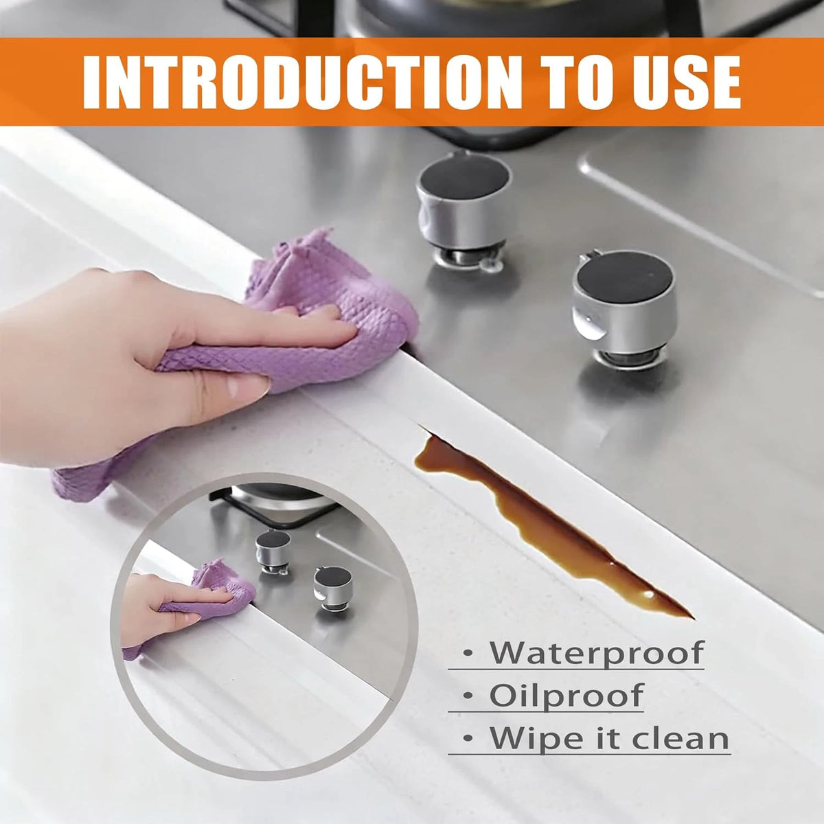 3X 10.5FT PVC Self Adhesive Caulk Sealing Strip Tape for Kitchen Wall Sink Toilet